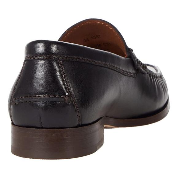 Johnston & Murphy Mens Baldwin Penny Loafers US 13 M Black Leather NIB main image 8